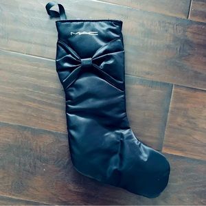 MAC Cosmetics Shiney Black Christmas Stocking (2022 Edition)